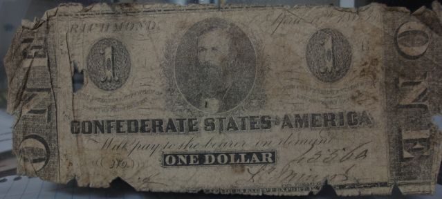 Confederate-States-Of-America-Currency,-1863-&-1864